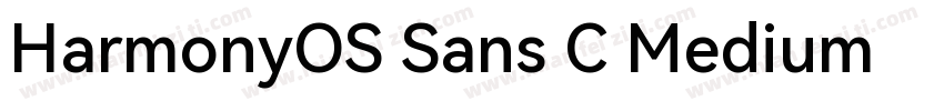 HarmonyOS Sans C Medium 中(TrueType字体转换 HarmonyOS Sans C Medium 中(TrueType字体转换